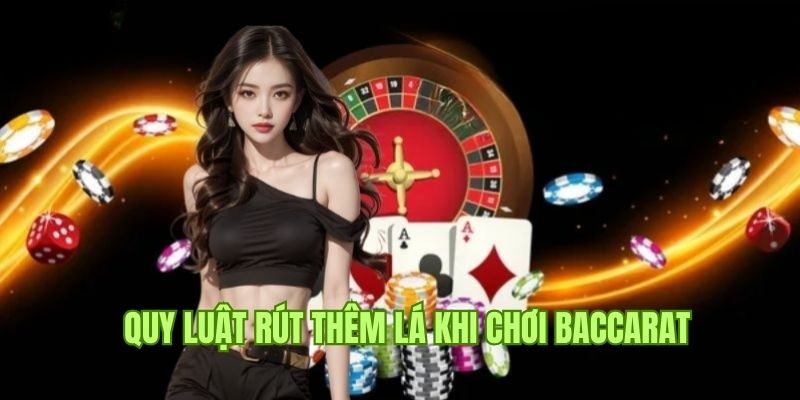 Thông tin về luật rút bài trong cách chơi baccarat